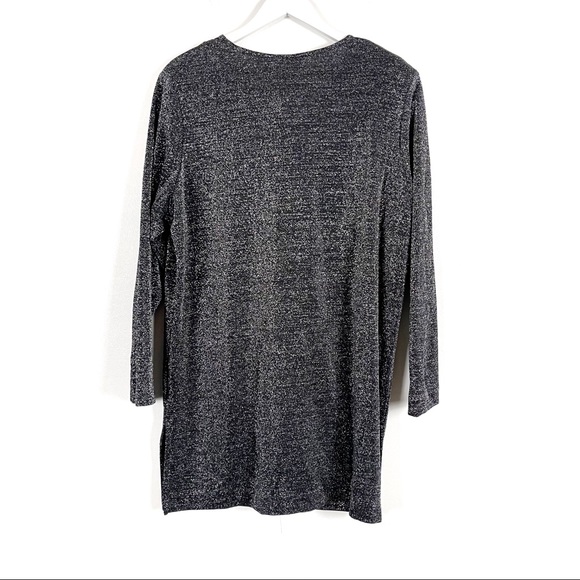 NWT Vintage Vanity Fair Silver Sparkly Tunic Top 1X - Picture 3 of 9